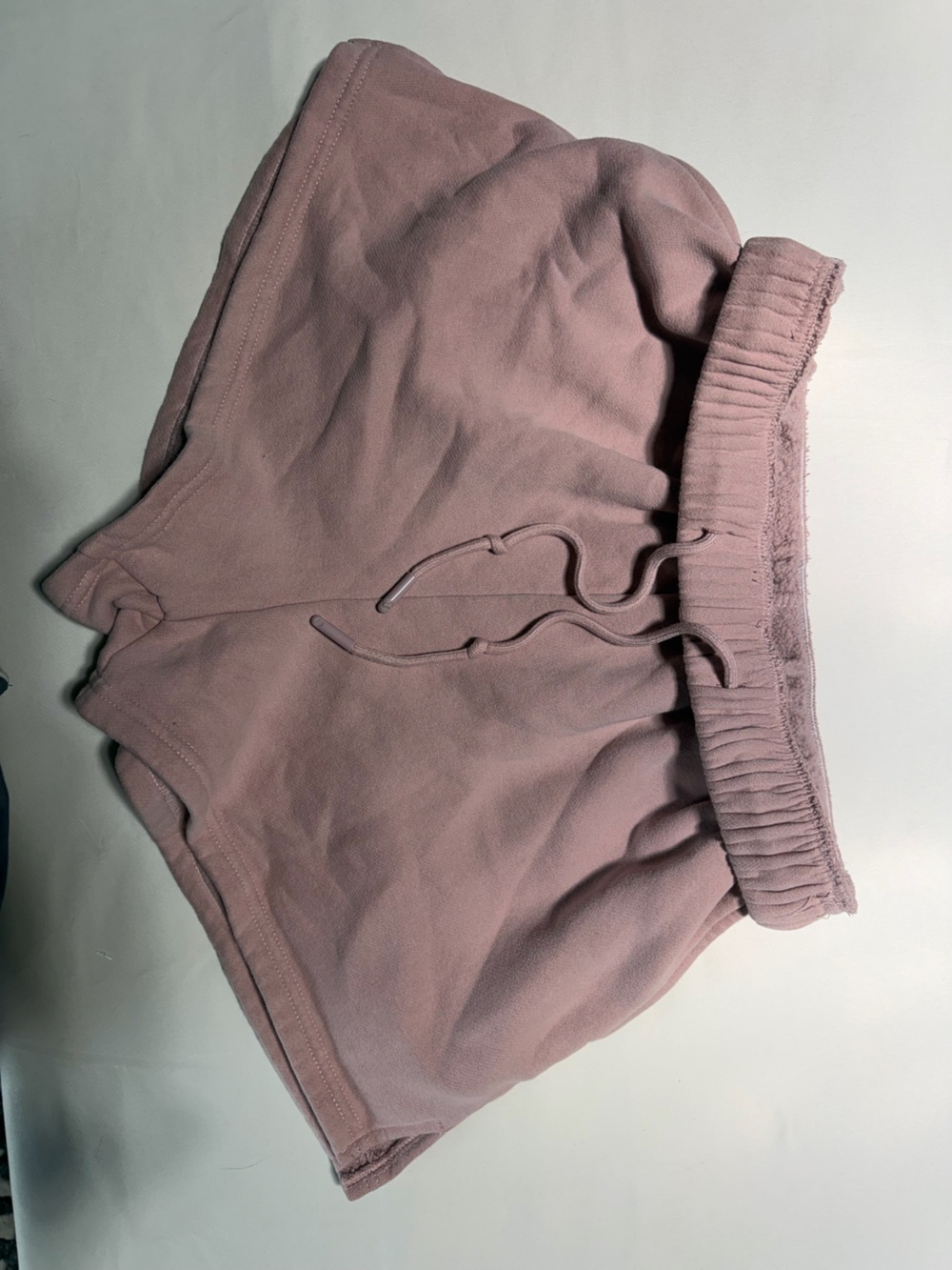 Brandy Melville Dusky Rose Drawstring Waist Sweat Shorts